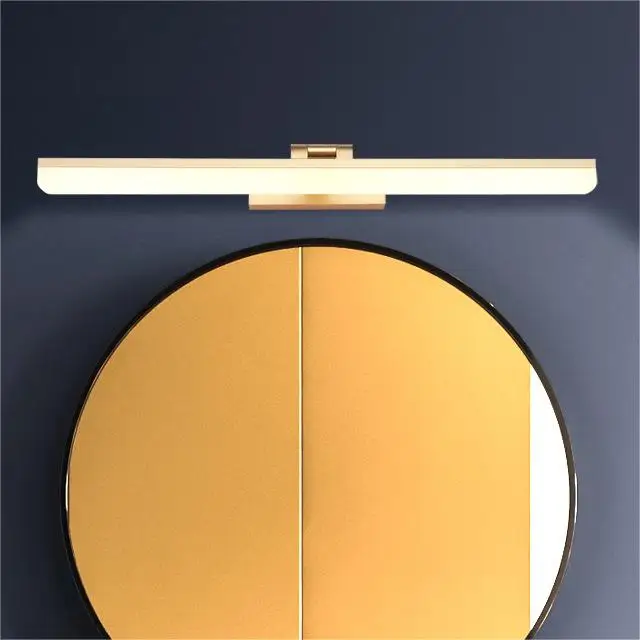 Practical classic hotel bathroom wall light beautiful black dressing room LED wall lamp for front of bathroom mirrors
