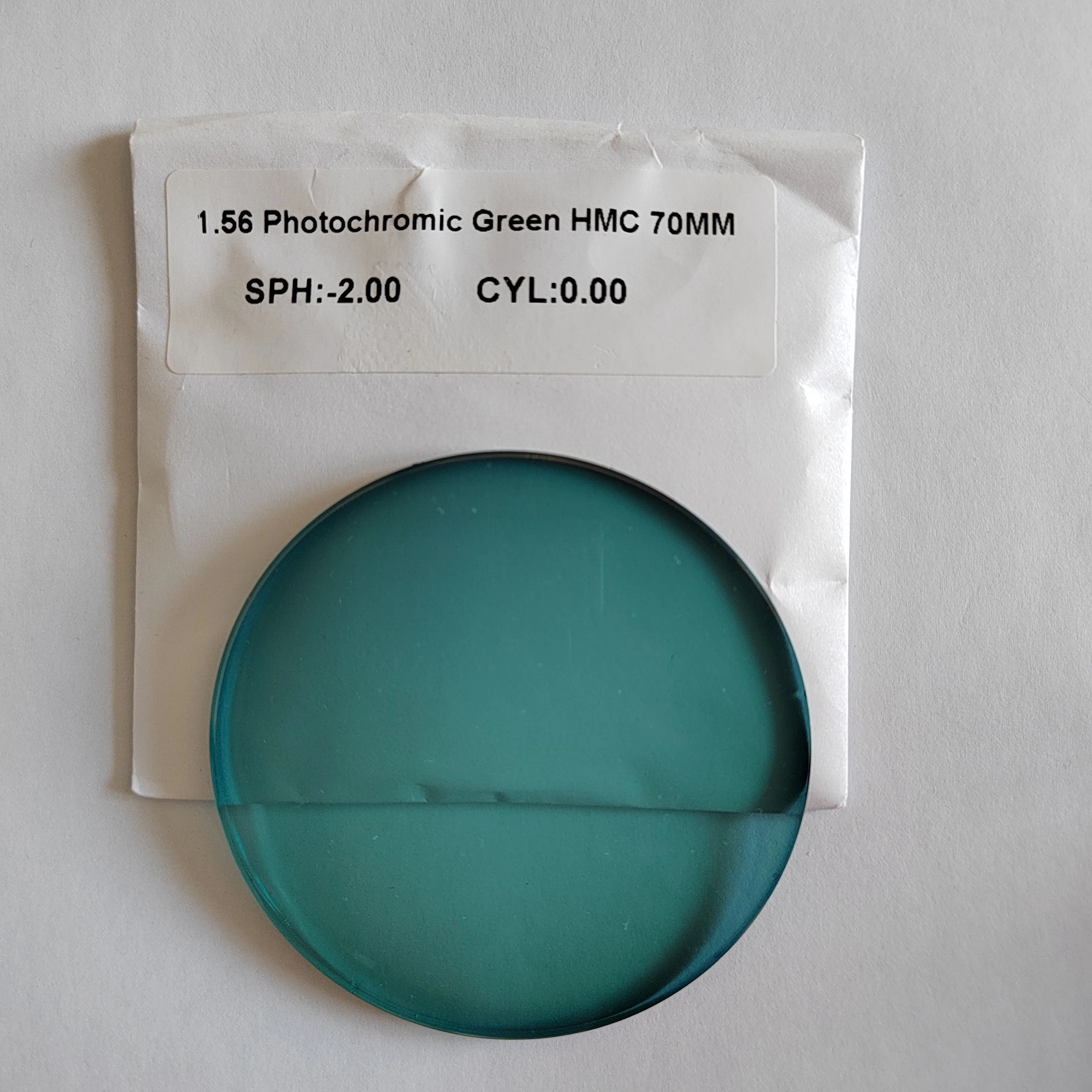 beautiful products colorful lenses 1.56 hmc photochromic optical lenses