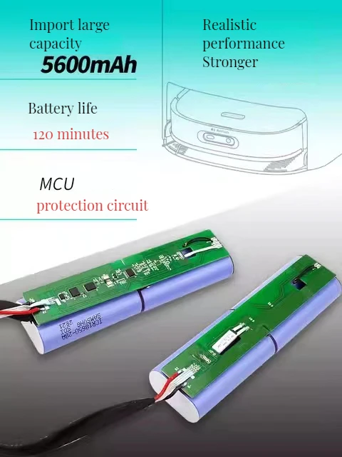 For xiaomi mijia dream w10 w10S  W10pro RLS6TAC STYSJ06ZHM NO Wash pro batterySweeping Mopping Robot Vacuum Cleaner 3600mAh