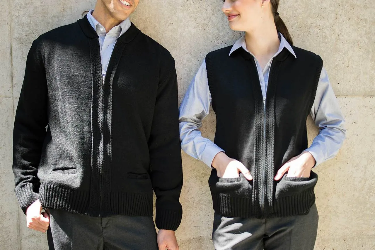 Мужской свитер на молнии, однотонный вязаный деловой кардиган с логотипом заказчика, большие размеры, 2022