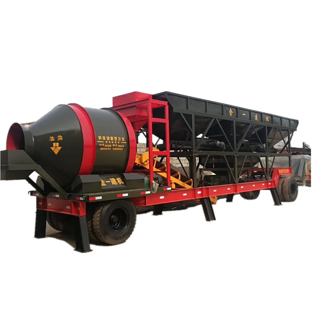 High Quality Central Mix Laboratory YHZM60 Portable Mobile Concrete Batching Plant