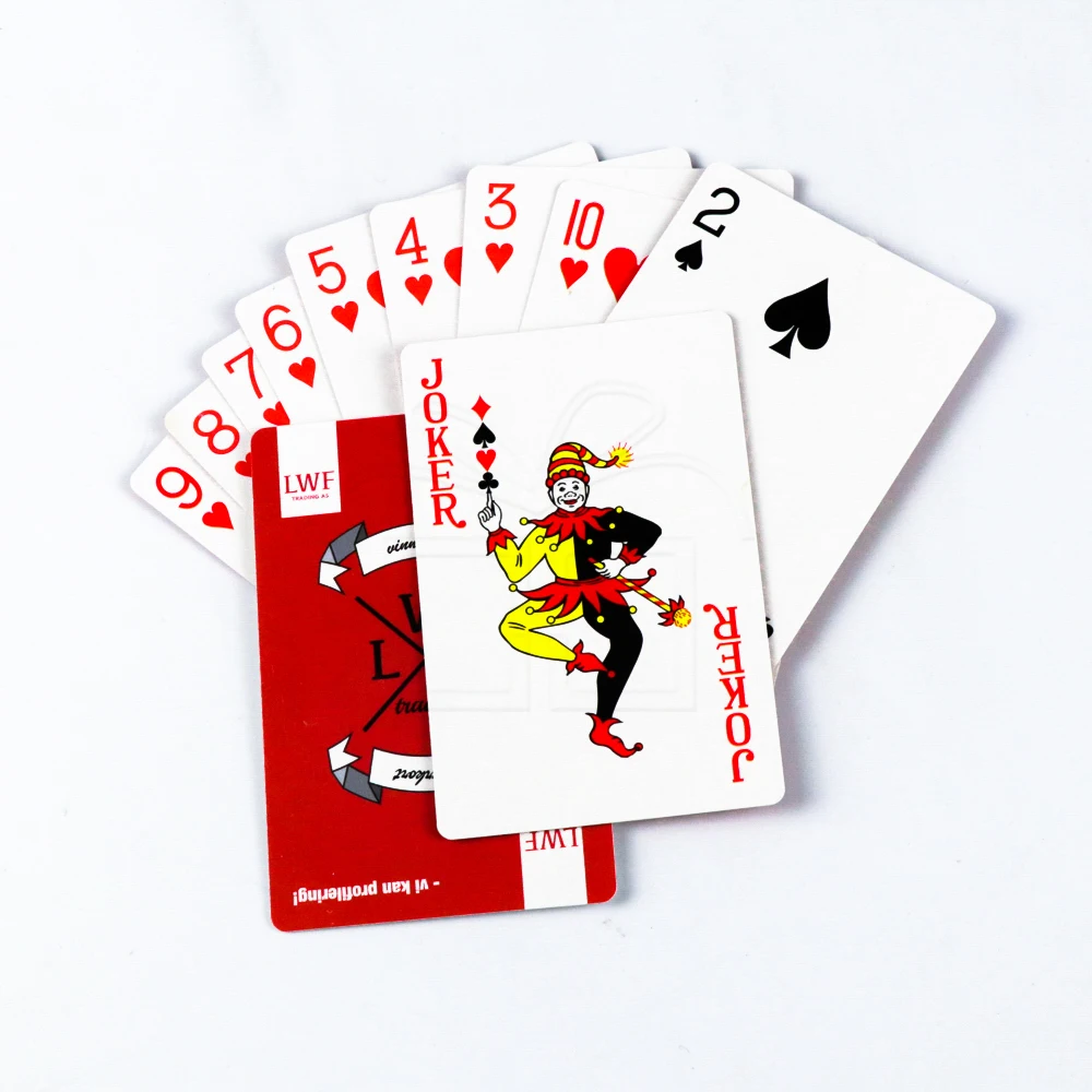 custom 300gsm paper Personality poker playing cards