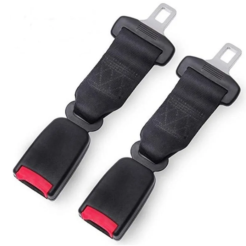 Customized Adjustable Universal Nylon seat belt extender with buckle for airplane and car