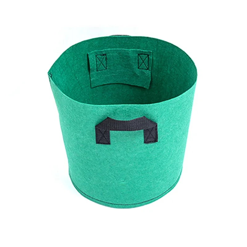 Cheapest Grow Bags 2 Gallons Nursery Plant Growing Bags Grow Container Non Woven Cloth Pot Felt Fabric Planter Pots Seeding Bags