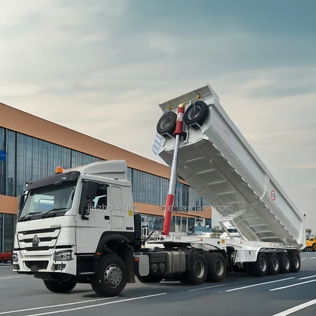 Trailer manufacturer customized 3 axle 60/80 ton rear dump semi trailer for Sale