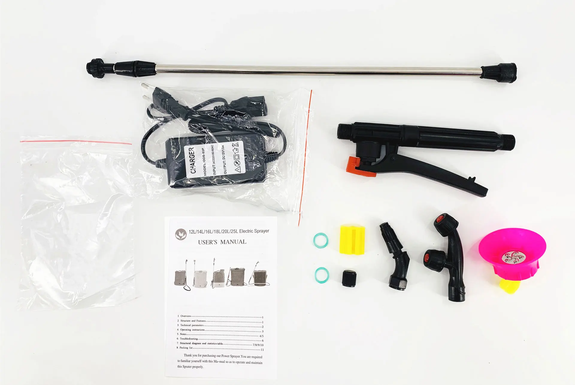 Farmjet 20L high pressure knapsack electric sprayer rechargeable sprayer for garden