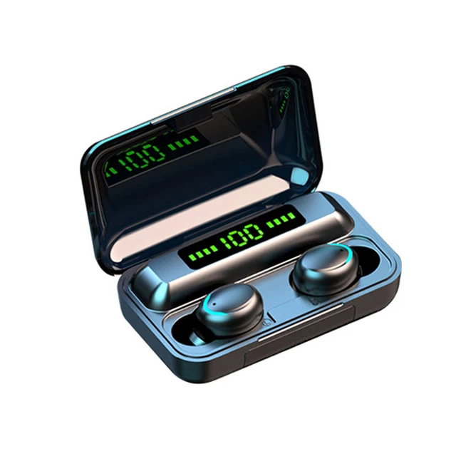 TWS F9-5C Wireless Earbuds Sports Waterproof Mini 5.0 Gaming Headsets Headphones 2000mAh Led Display