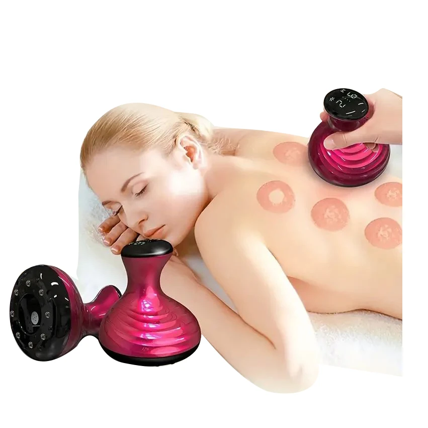 Electric Scraping Instrument With Negative Pressure Suction And Cupping For Meridian Dredging And Beauty Dehumidification