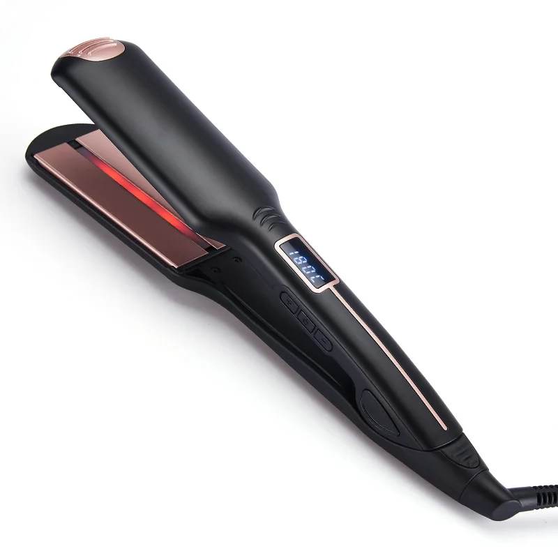 QW-918 Wholesale Professional 1.75 inch Hair Straightener Multi-function Infrared Flat Iron Barber Hair Straightener