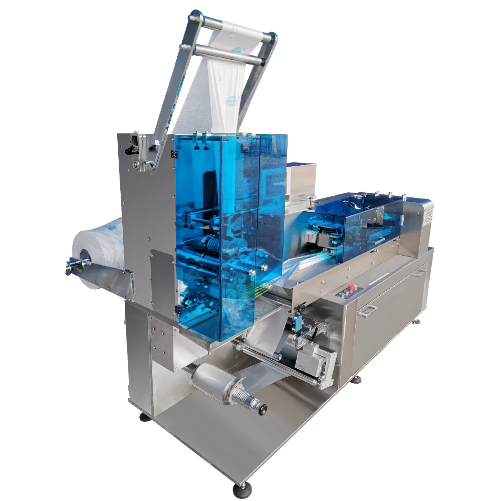 Professional manufacturers   Back sealing type wet tissue wet wipes making machine