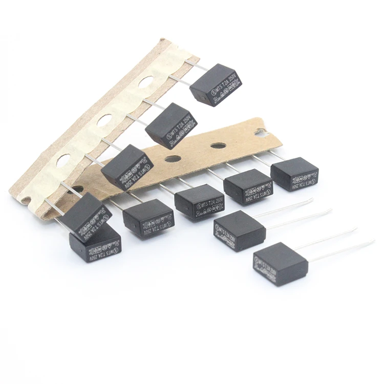 8x4x5mm Square Fuse MFC Series Fast Acting Blow 8x4x5mm Radial Lead Micro Fuse100mA 250V Dip Square Fuse  250Vdc 300Vdc