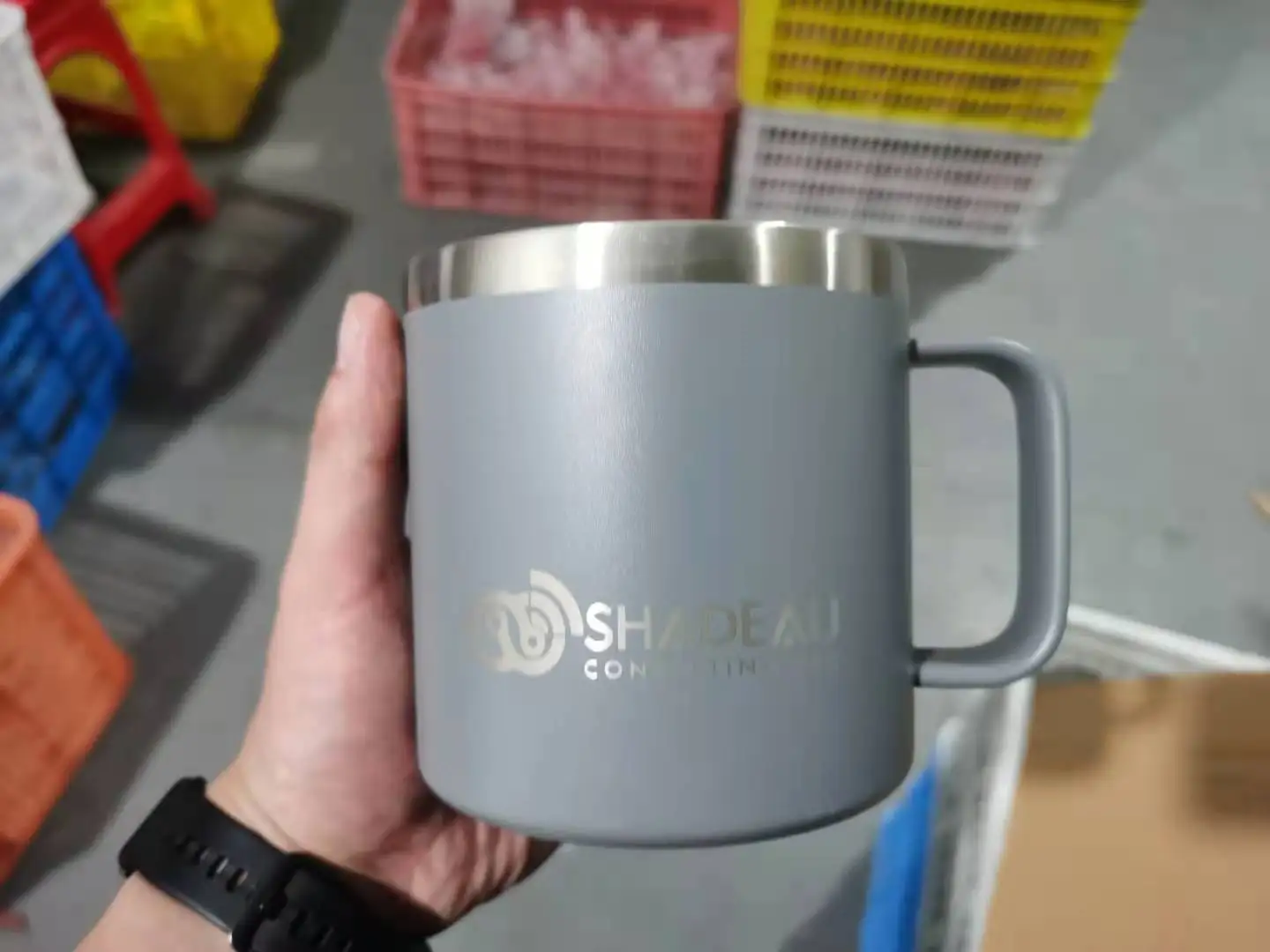 12 OZ matte black white pink Vintage Souvenir Enamel Mug Custom Camping Vintage Campfire Mug Enamel Coffee Mug Retro stackable