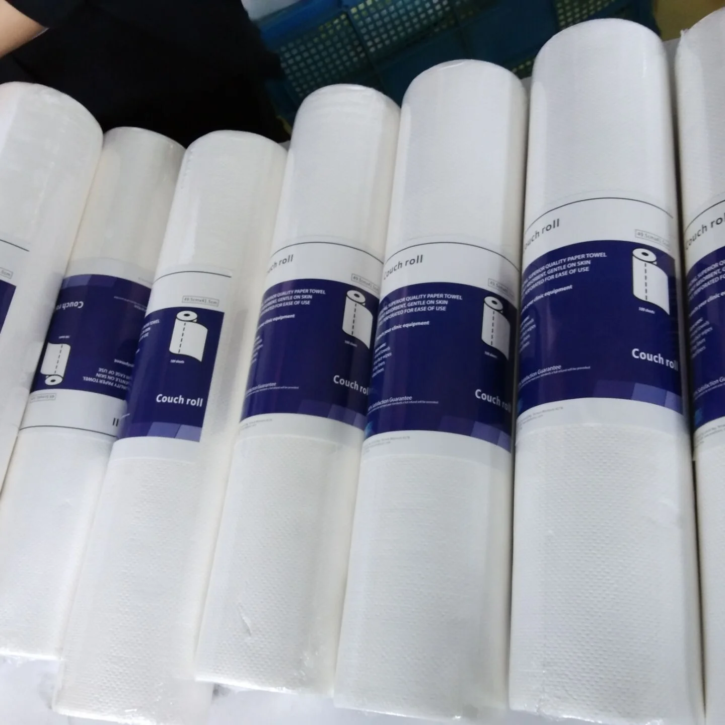 Medical Exam Table Paper / Massage Table Paper Roll/medical Paper Roll Toilet Tissue 1/2 Ply 24.5-62cm 8rolls/pack Dot Embossed