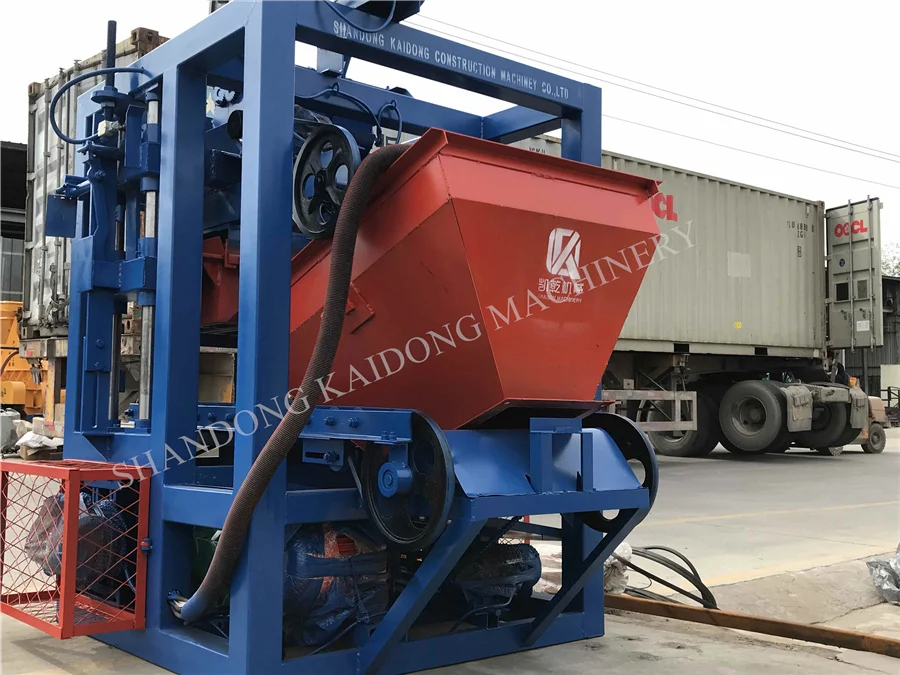 Kaidong QT4-23A низкая цена лучшее качество полуавтоматическая машина для производства бетонного кирпича прайс-лист и изготовления