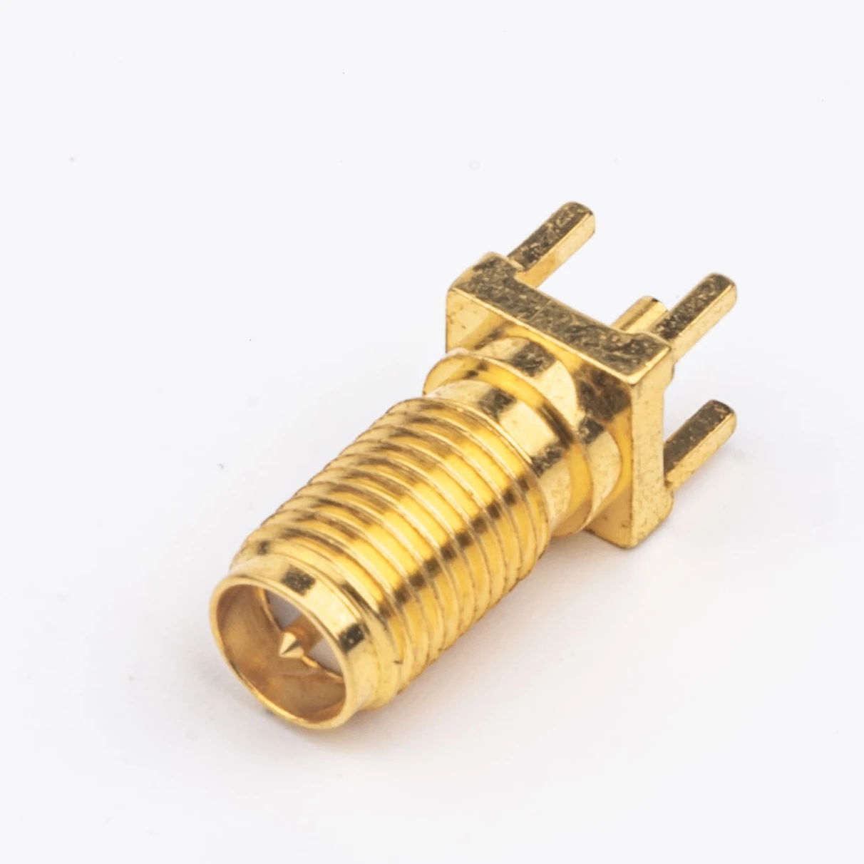 Microstripe Panel installation female jack for PCB Mount SMA RF coaxial connector