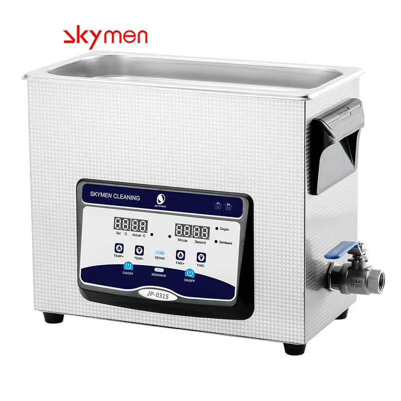  6.5L Skymen Ультразвуковой очиститель металлических деталей медицинские инструменты ультразвуковая Очистительная