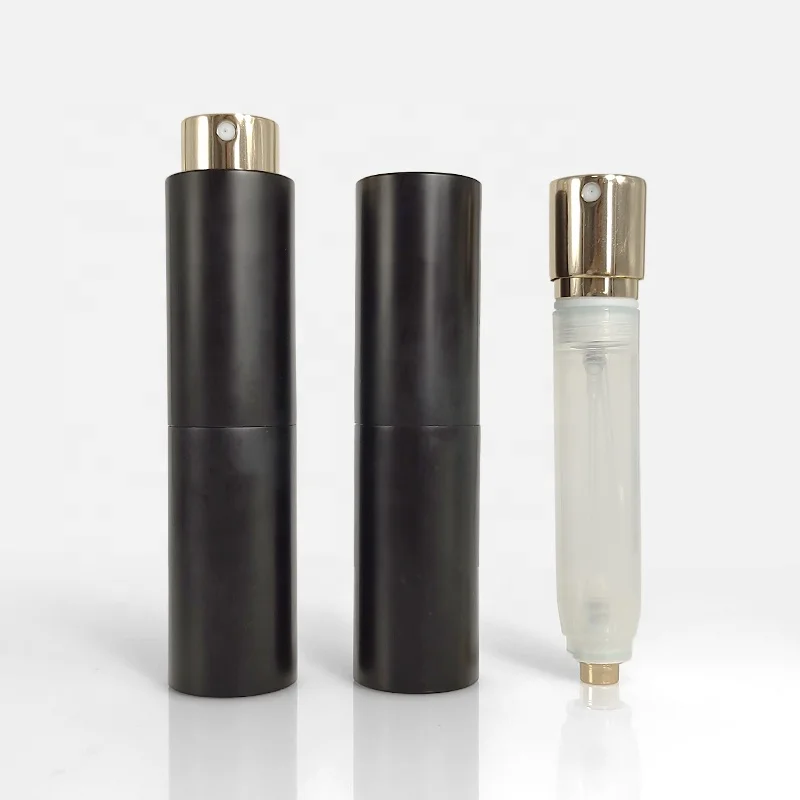 5ml 8ml Aluminium Bottom Refill Bottle Twist Up Refillable Perfume Atomizer