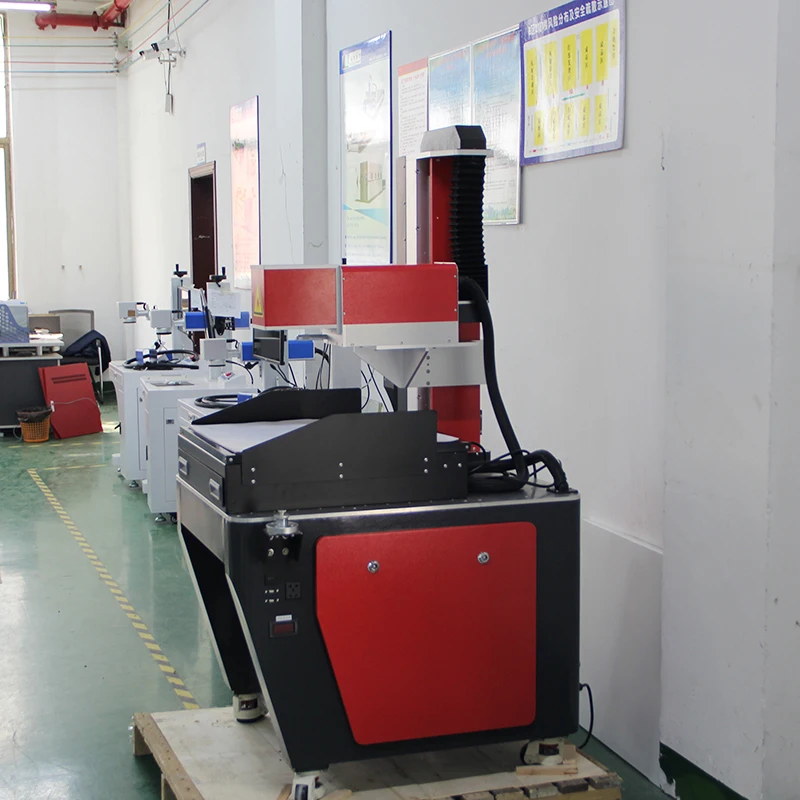 Desktop CO2 dynamic marking machine and plotter for leather and wood
