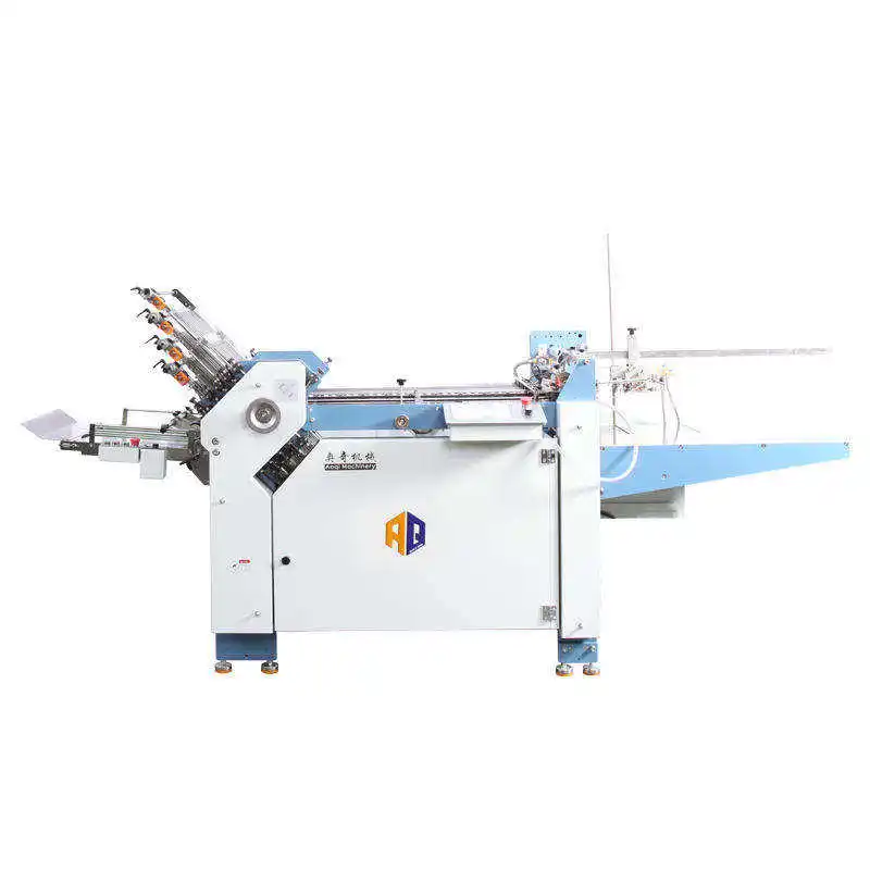 Round Pile Folding Machine with Stainless Steel Helical Gear Design Exclusively for Notebook Newspaper