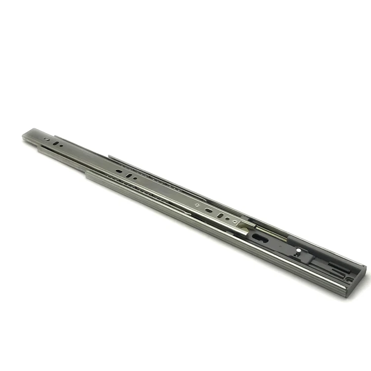 Manufacturing Soft Close Telescopic Slide Push Open Full Extension Channel Rails Ball Bearing Cabinet Drawer Slides