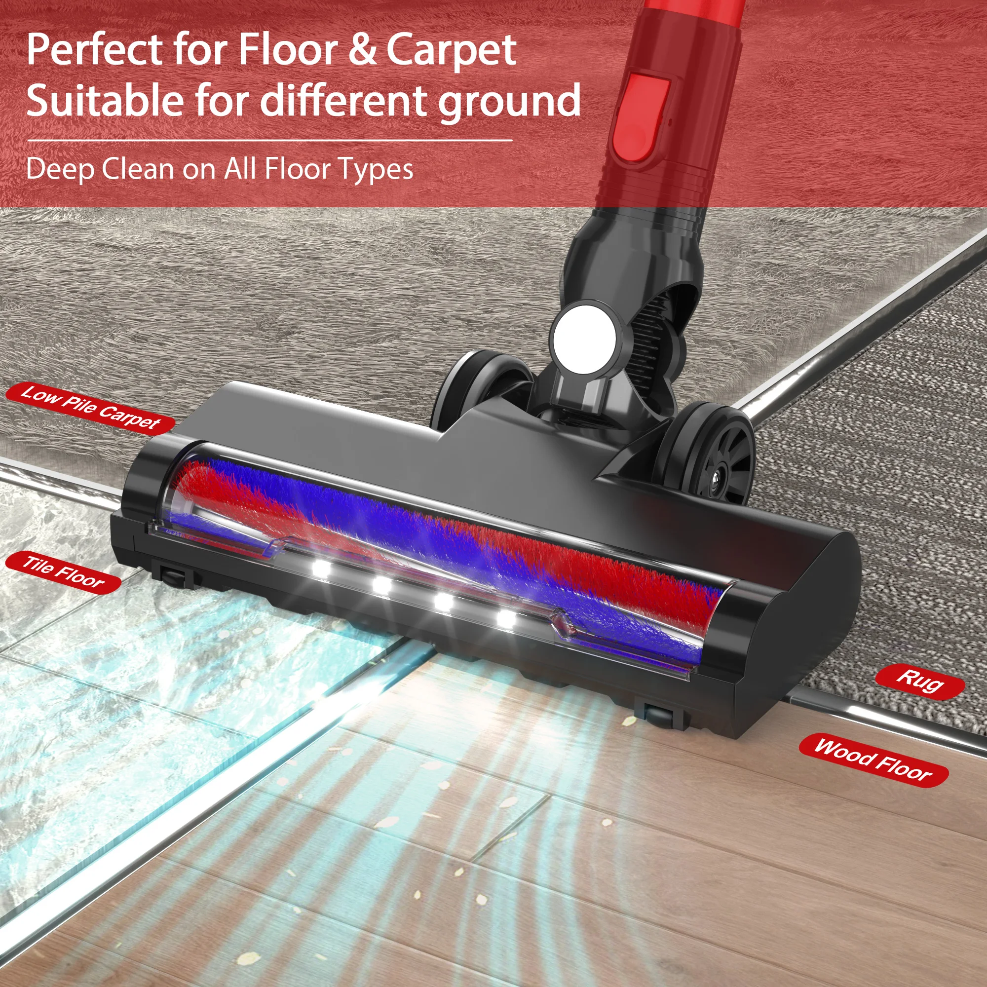 Versatile accessories commercial vacuum cleaner professional vacuum cleaner for bed