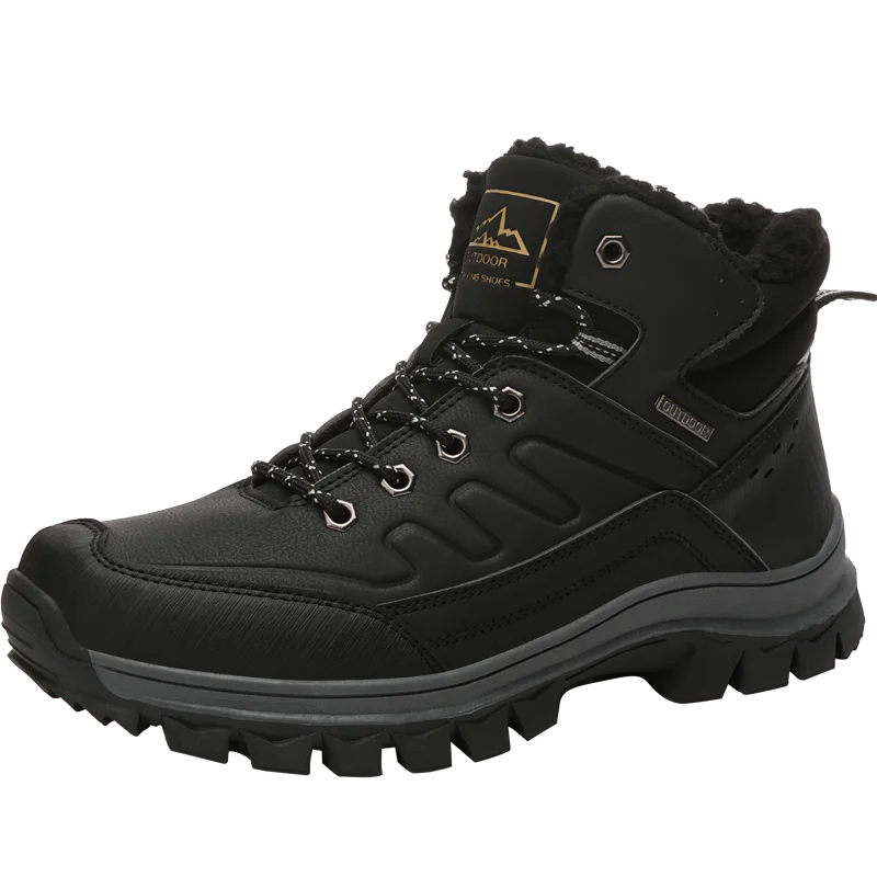 Мужские зимние высокие ботинки для альпинизма и хлопковые рабочие ботинки для улицы