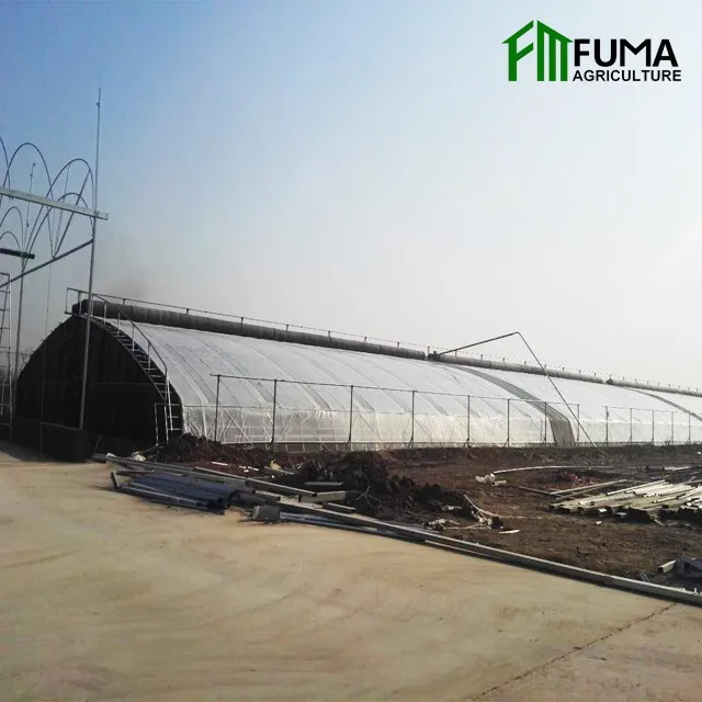 FM Prefab Poly Tunnel Plastic Mushroom Green House Used Net Greenhouse Equipment Accessories Parts For Sale