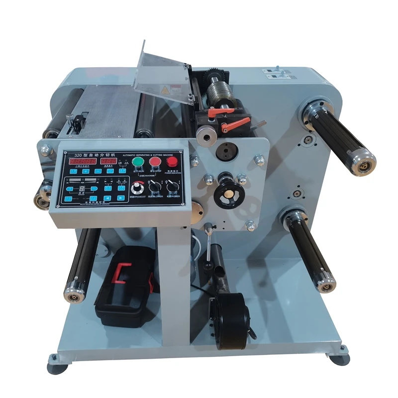 Cheap Automatic paper adhesive sticker label slitting machine