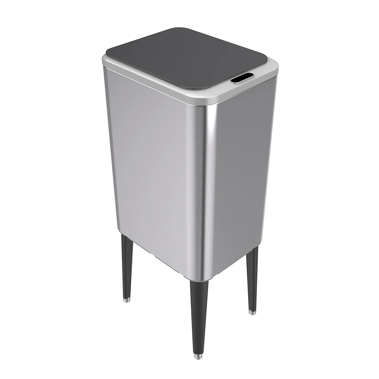 High quality metal step trash can 6L  stainless steel foot pedal standard dust bin Elevating stainless steel trash can