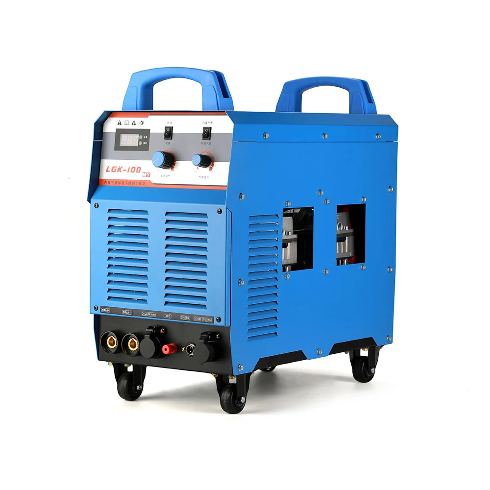 LGK100MY 380V 100A 17KVA встроенный воздушный насос плазменный резак Портативные Сварочные аппараты igbt Двойной модул инвертор плазменной резки
