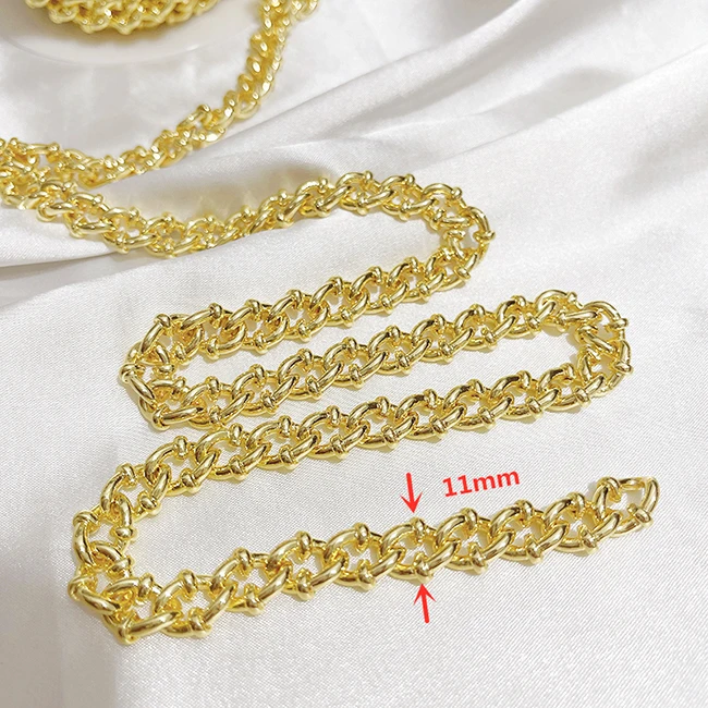 18kgold заполнены цепи аксессуары для ювелирных изделий в Кубинском стиле Фигаро Майами витой скрепки ожерелье ювелирные изделия ролл Key chain