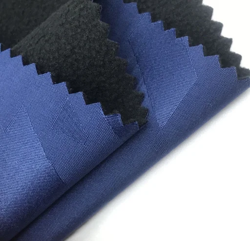softshell jacket fabric for outdoor jacket 3 layer breathable waterproof laminated fleece fabric