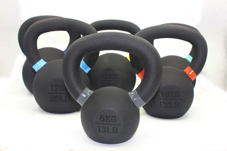 Gym crossfits equipment cast iron custom kettlebell