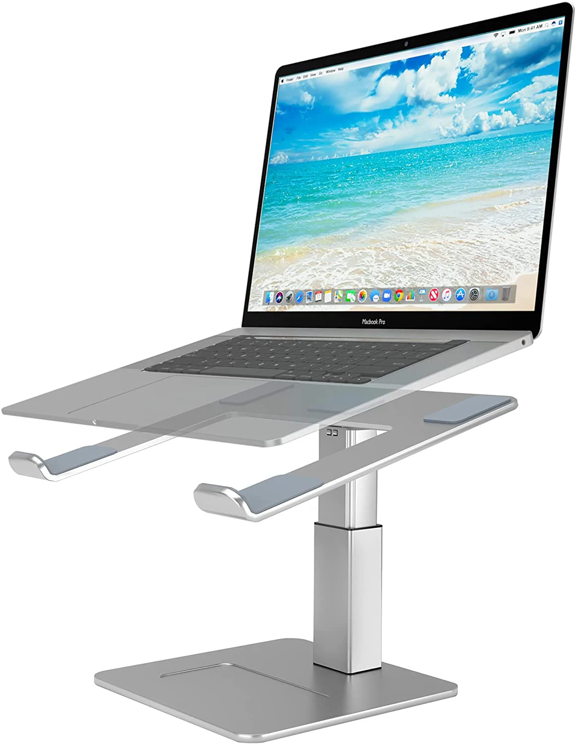 Ergonimic Height Angle Adjustable Lapdesks Stable Ventilated  Laptop Holder Stand For Desk