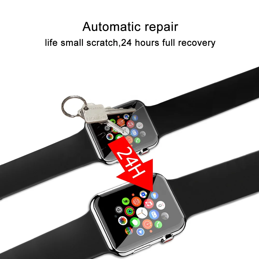  3D Smart Anti Broken Watch Curved TPU Hydrogel Screen Protector for