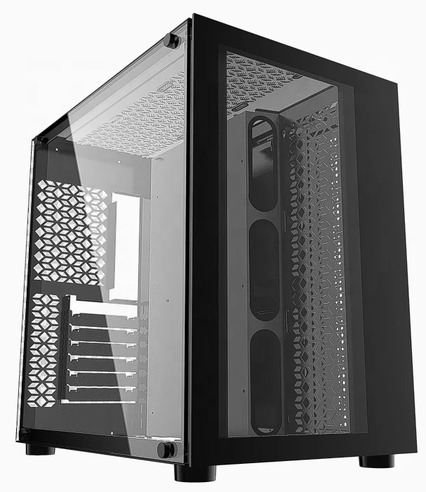 Новейший дизайн высокий диапазон стальная Средняя башня Серии PZ Atx корпус для ПК игровые