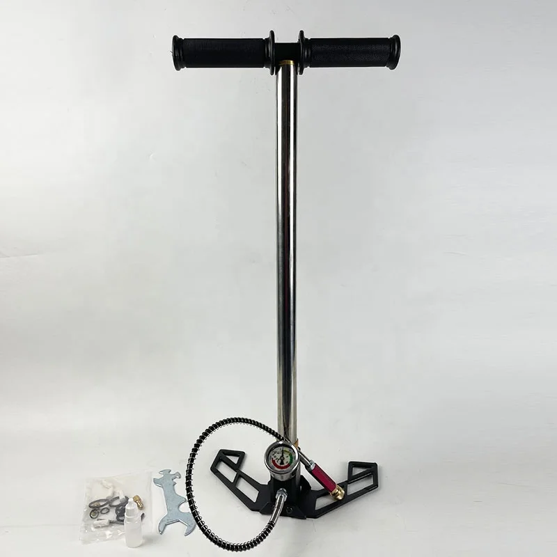 high pressure 3 Stage PCP Hand Pump 4500Psi/30Mpa Oil Moisture Filter faster Filling Paintball Scuba Diving Paintball Bomba