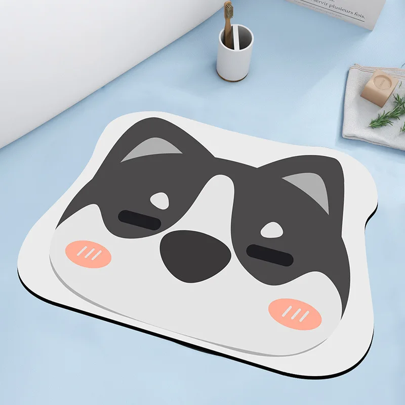 Super absorbent anti slip bathroom bath mat sponge Bathroom floor mat Rug Mat