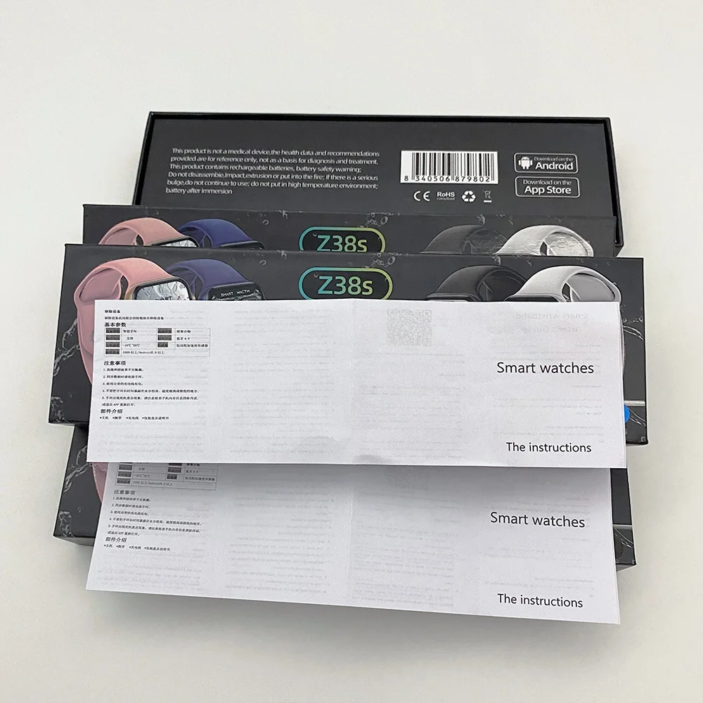 Новинка, низкая цена, оптовая продажа, Z38s Смарт-часы Reloj Inteligente NFC, водонепроницаемые, серия 7, Смарт-часы Z38s