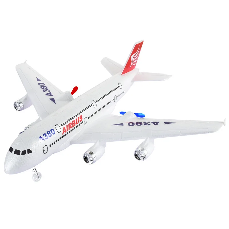 2.4G Remote Control Model Helicopter Durable Styrofoam Airplane RC Aircraft Plane for Kids Boys Girls Beginner A380