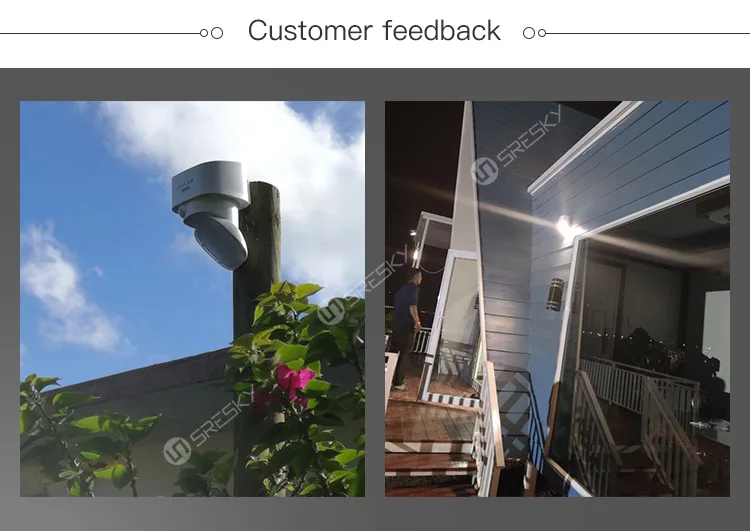 SRESKY new design Mars series outdoor led motion sensor solar power security led lighting solar wall light led for outside