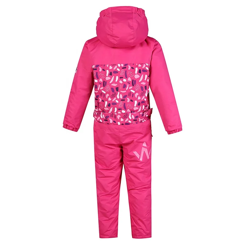 
High Quality Warm Outdoor Kids One Piece Ski Suits Thermal Winter Waterproof Insulated Ski Snow Jumpsuits for Children 