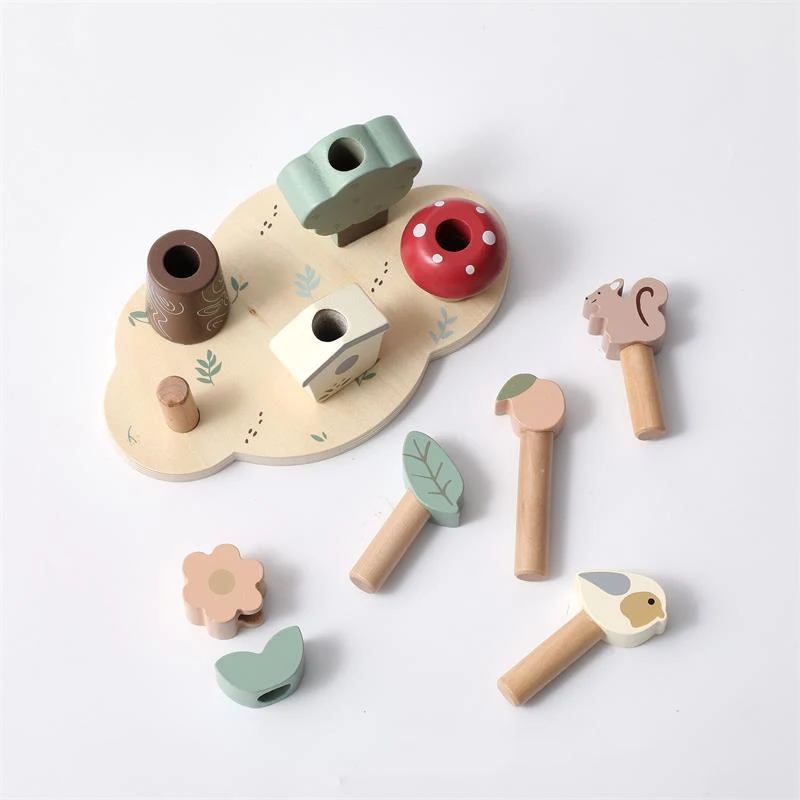 Новинка 100% для новорожденных нетоксичные безопасные милые с лесными листьями развивающие игрушки взаимодействие родителей и детей практические упражнения