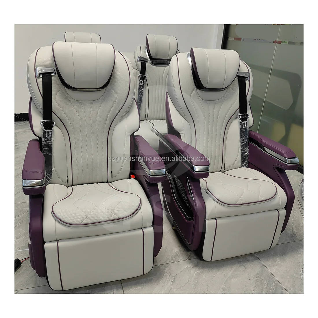 Latest factory Leather Auto Seats Touch Screen and S Switch Adjustable Electric Massage For Hiace v260 w447 sprinter