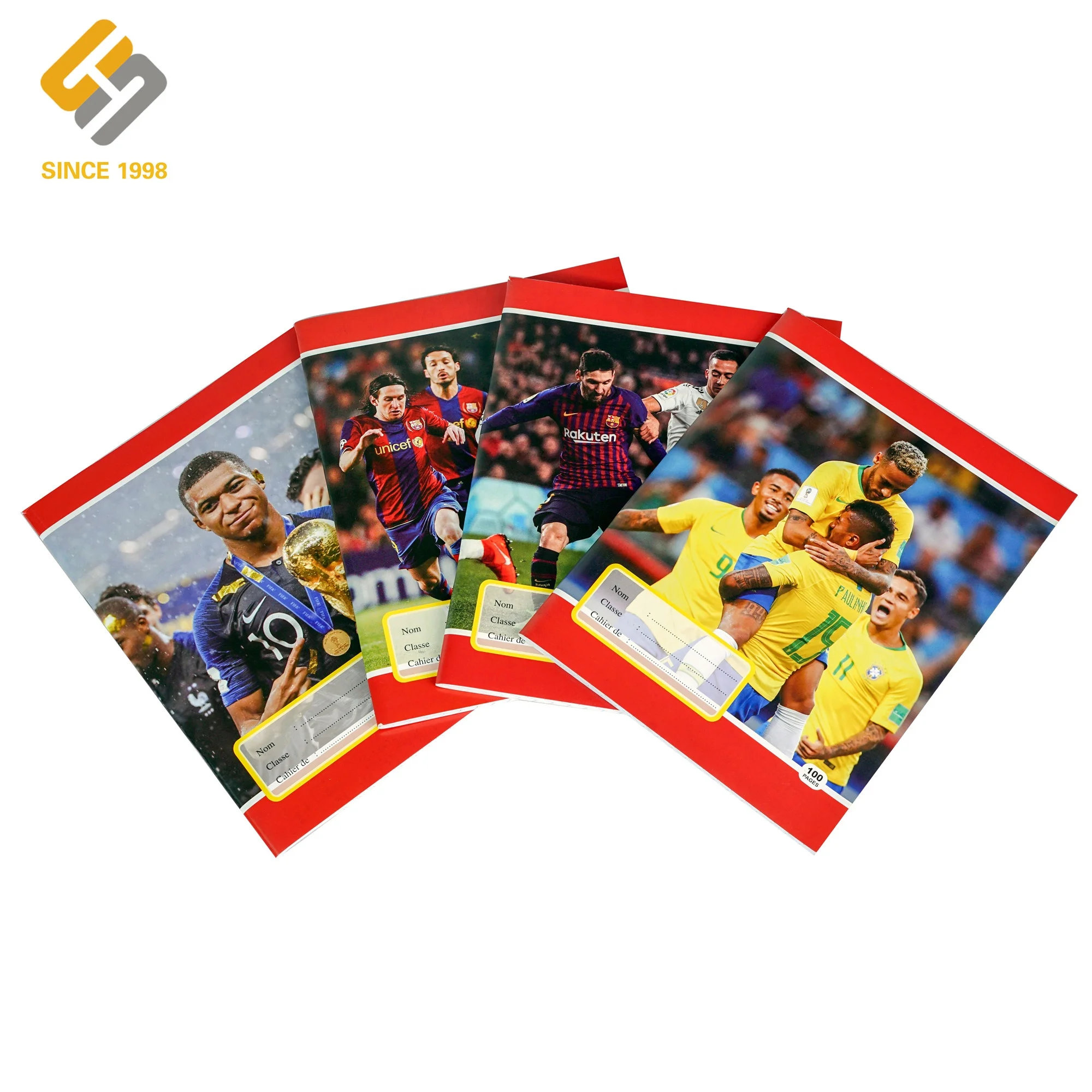 single line / french exercise school copybook a4