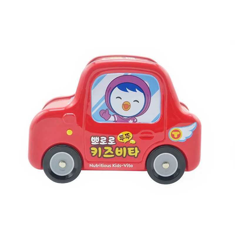 Custom Car Shape Biscuit Candy Chocolate Metal Can Child Promotional Gift Car Tin Box