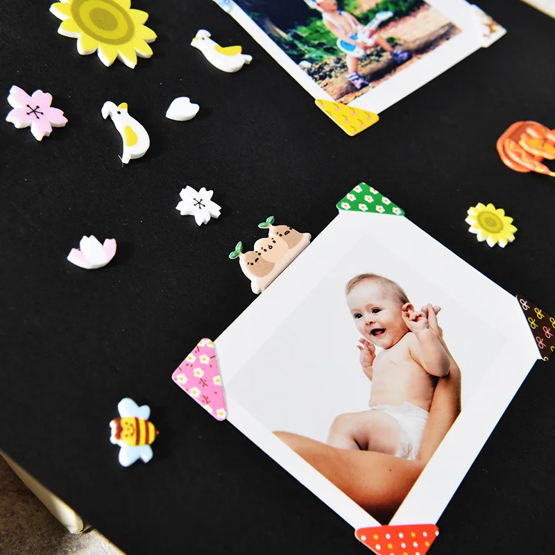 Милые 3D стикеры, пенопластовые Мультяшные животные, пышные Стикеры для декоративного оформления скрапбукинга