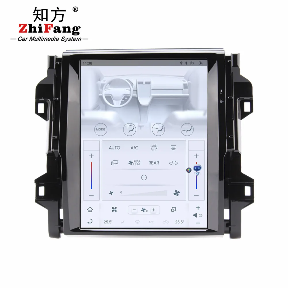 TESLA Style 12.1' touch screen Car Stereo Android 11 4G built in carplay Car Radio Navigation for TOYOTA FORTUNER 2016 -2022