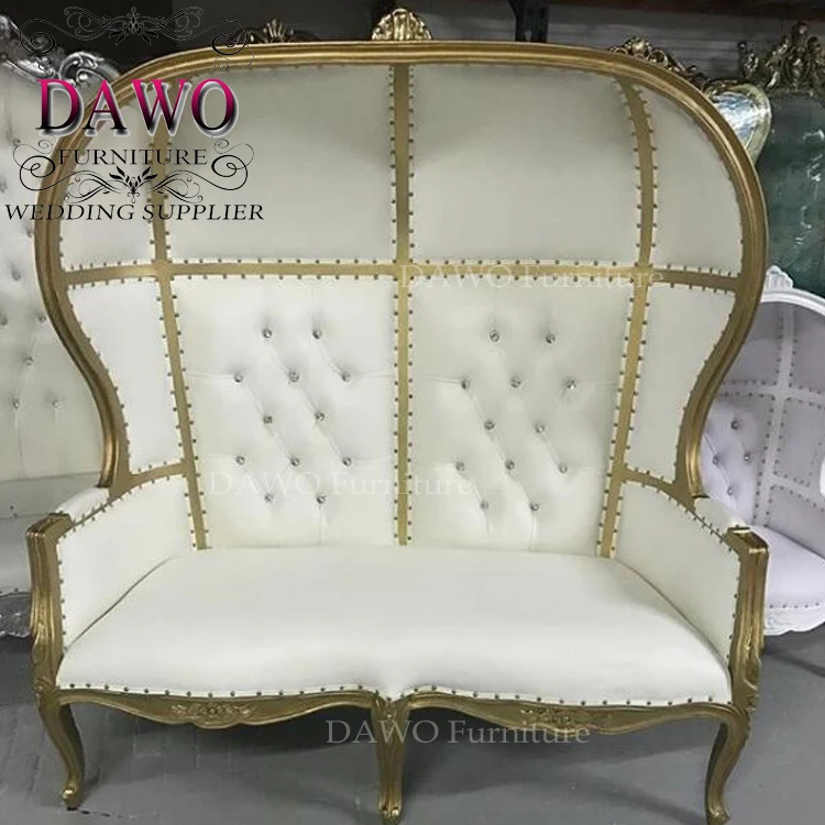 Свадебный диван-стул с рамой из нержавеющей стали для невесты и жениха