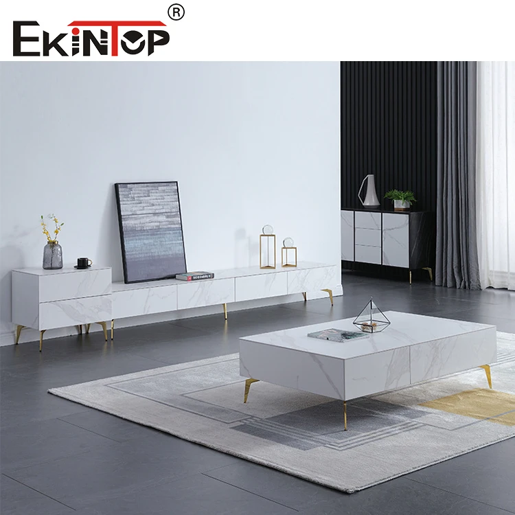 Ekintop quality modern wood mobile living room tv stand fashion wood tv cabinet